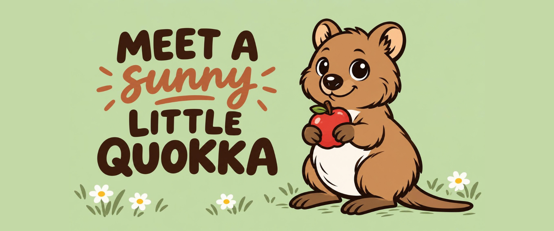 Big Friendly Animals Volume 3 coloring book with a quokka